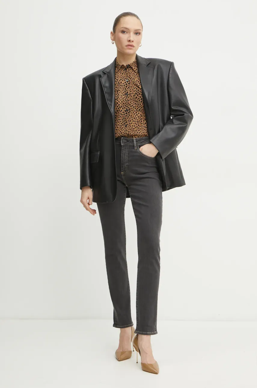 Рубашка MICHAEL Michael Kors женские цвет коричневый relaxed классический воротник MR540OWGRY Рубашка MICHAEL Michael Kors женские цвет коричневый relaxed классический воротник MR540OWGRY