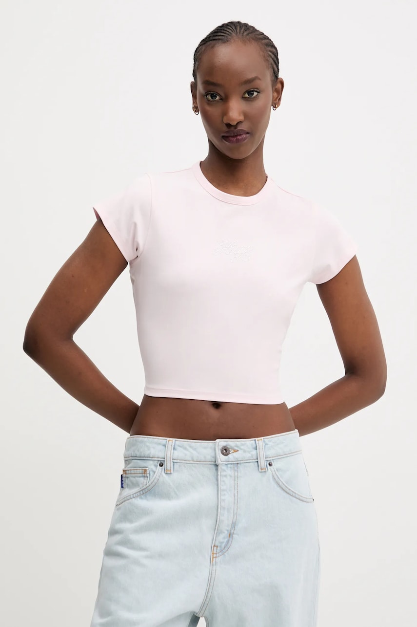 Hugo Blue tricou femei, culoarea roz, 50537247