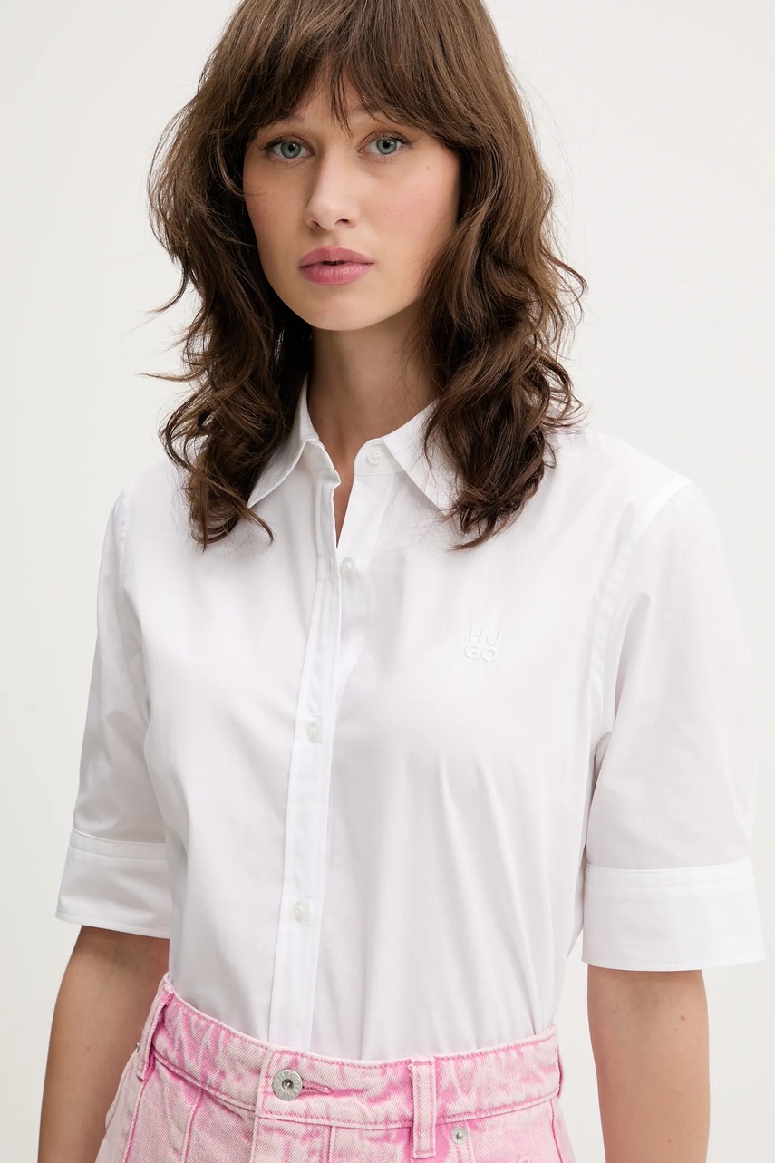 HUGO košile dámská bavlněná (obrázek 4)