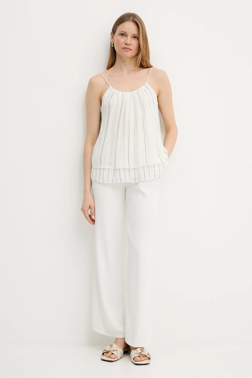 Блузка BOSS цвет белый узор 50539921 Блузка BOSS цвет белый узор 50539921