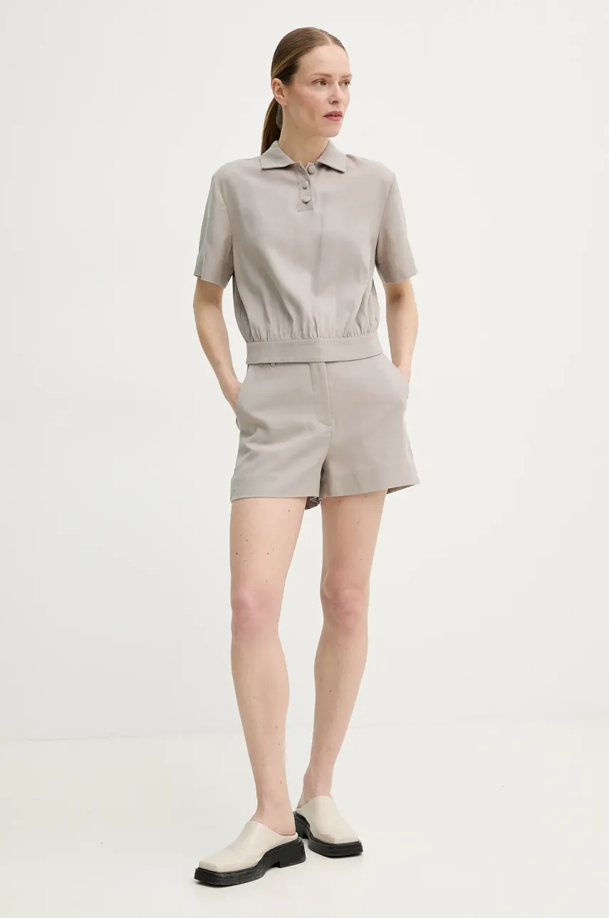 Блузка Remain женская цвет бежевый однотонная 5025921675 Блузка Remain женская цвет бежевый однотонная 5025921675