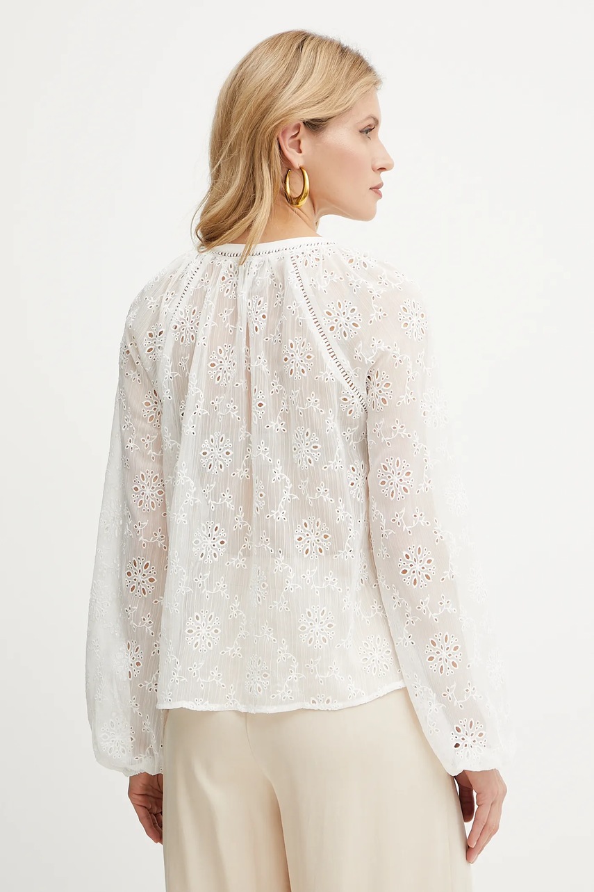 Μπλουζάκι Guess DANILE χρώμα: άσπρο, W5GH60 W0WA2 φωτογραφία