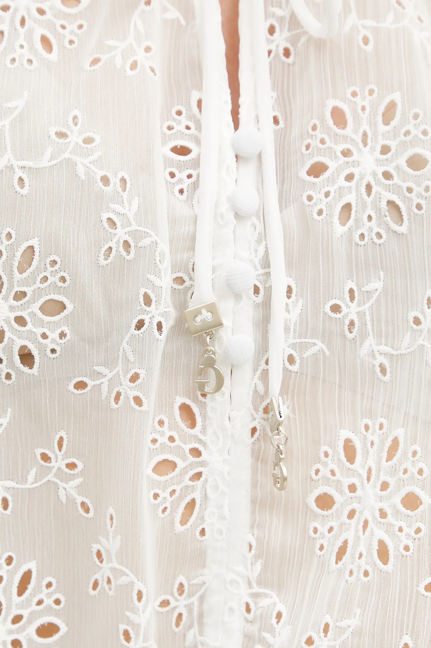 Μπλουζάκι Guess DANILE χρώμα: άσπρο, W5GH60 W0WA2 φωτογραφία