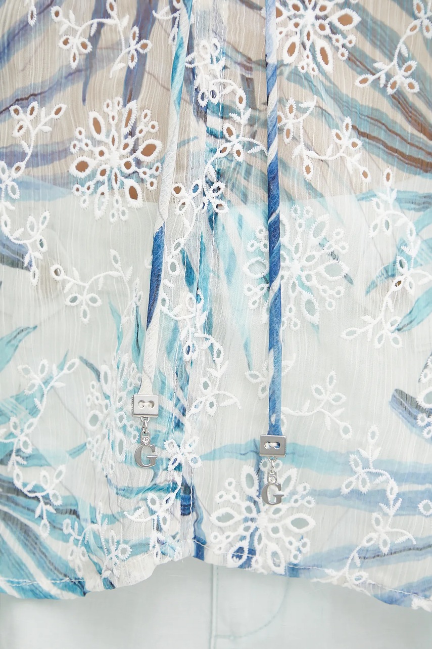 Μπλουζάκι Guess DANILE χρώμα: μπεζ, W5GH60 W0WA2 φωτογραφία