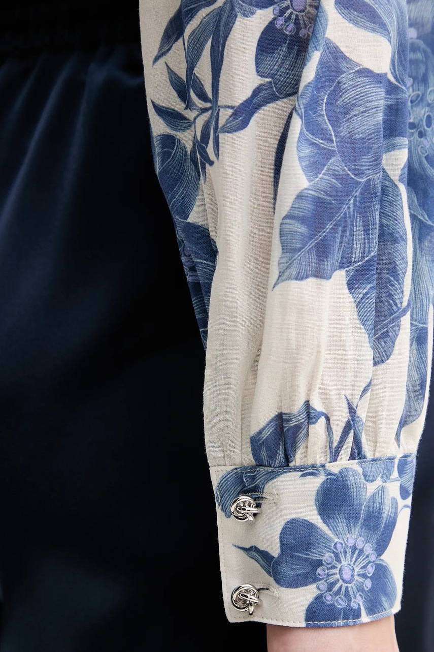 Πουκάμισο Guess CLARA χρώμα: μπεζ, W5GH85 WH6C0 φωτογραφία