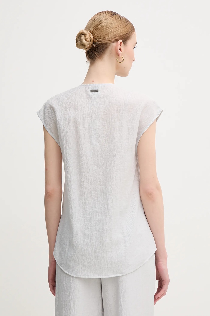 Μπλουζάκι Calvin Klein χρώμα: γκρι, K20K208210 φωτογραφία