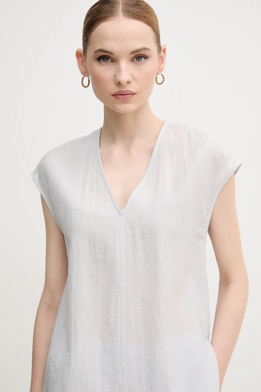 Μπλουζάκι Calvin Klein χρώμα: γκρι, K20K208210 φωτογραφία