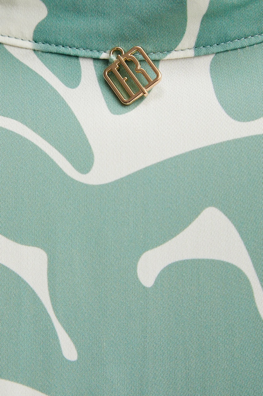 Μπλουζάκι Fracomina χρώμα: πράσινο, FR25ST1012W428K9 φωτογραφία