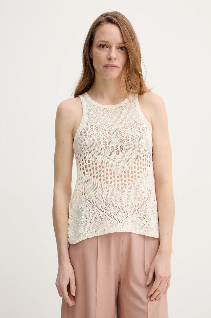 AERON top KISMET culoarea bej, TO479573