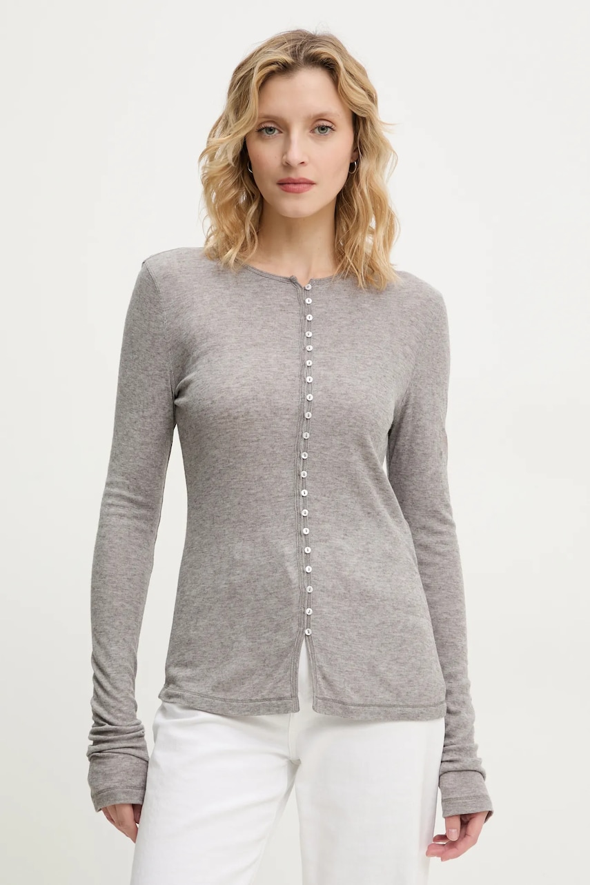 By Malene Birger cardigan din amestec de lână JANES femei, culoarea maro, light, 103075 By Malene Birger cardigan din amestec de lână JANES femei, culoarea maro, light, 103075