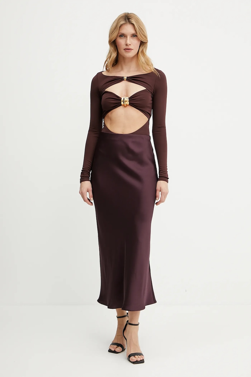 Боди Elisabetta Franchi женская цвет красный однотонная BO02752E2 Боди Elisabetta Franchi женская цвет красный однотонная BO02752E2