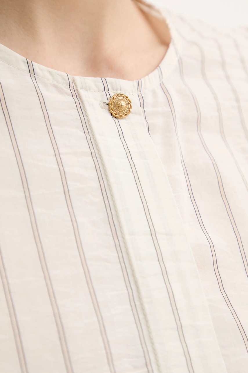 Πουκάμισο Sessun χρώμα: μπεζ, 25210033 φωτογραφία