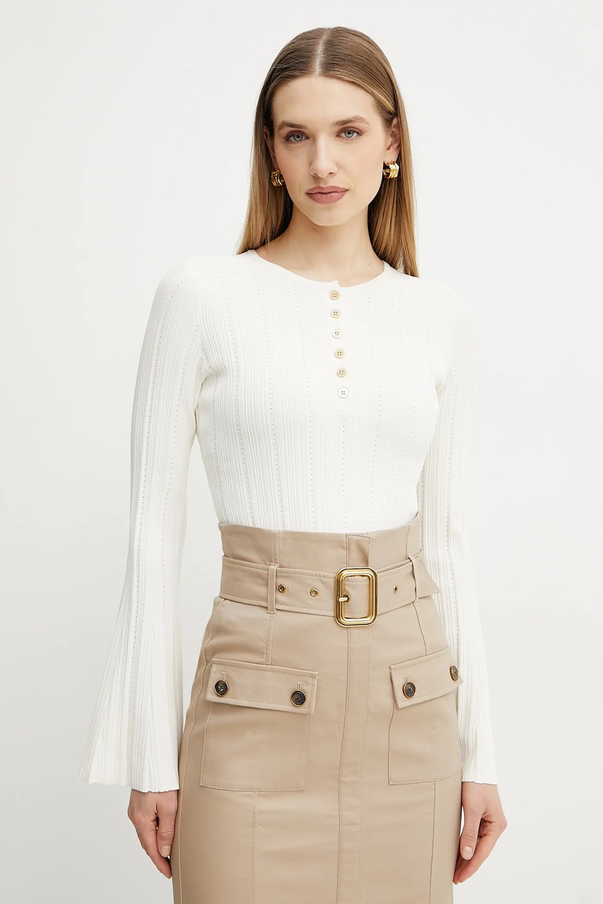 

Пуловер Marciano Guess GIADA дамски в бежово от лека материя 5GGR06 5874Z, Бежов