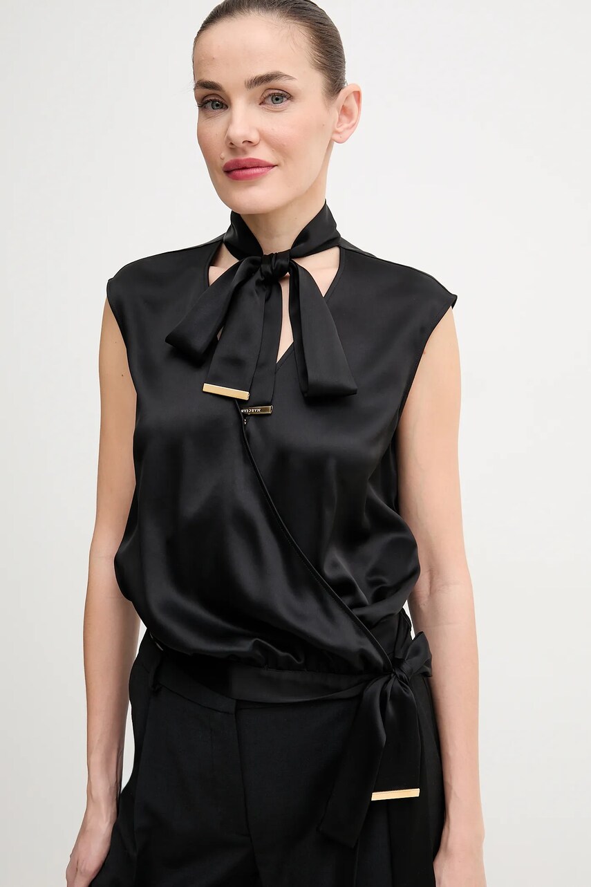 Levně Halenka Marciano Guess LINDA dámská, černá barva, hladká, 5GGH00 7246A
