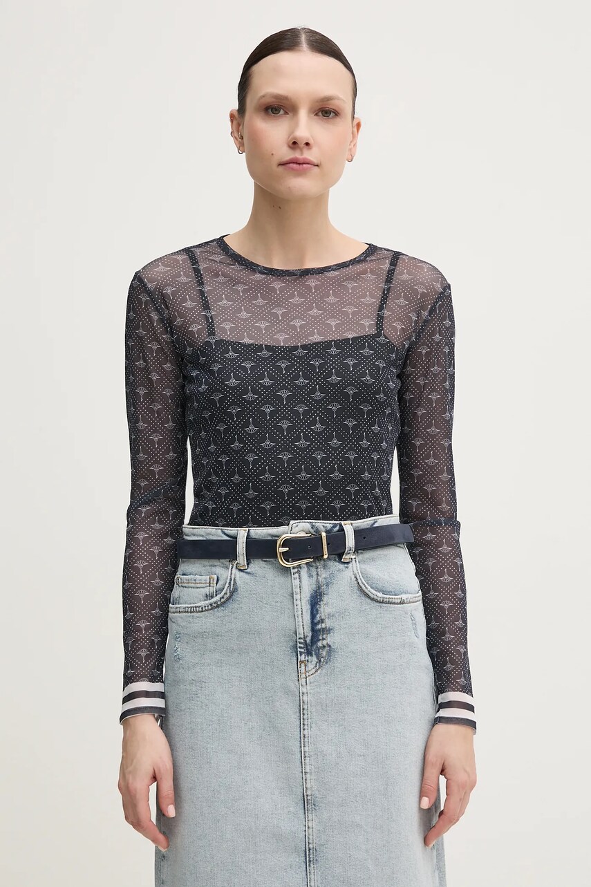 Joop! bluza femei, culoarea albastru marin, modelator, 30046255