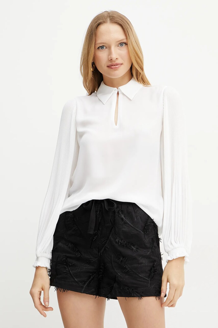 Levně Halenka Liu Jo dámská, bílá barva, hladká, WA5236.T4300