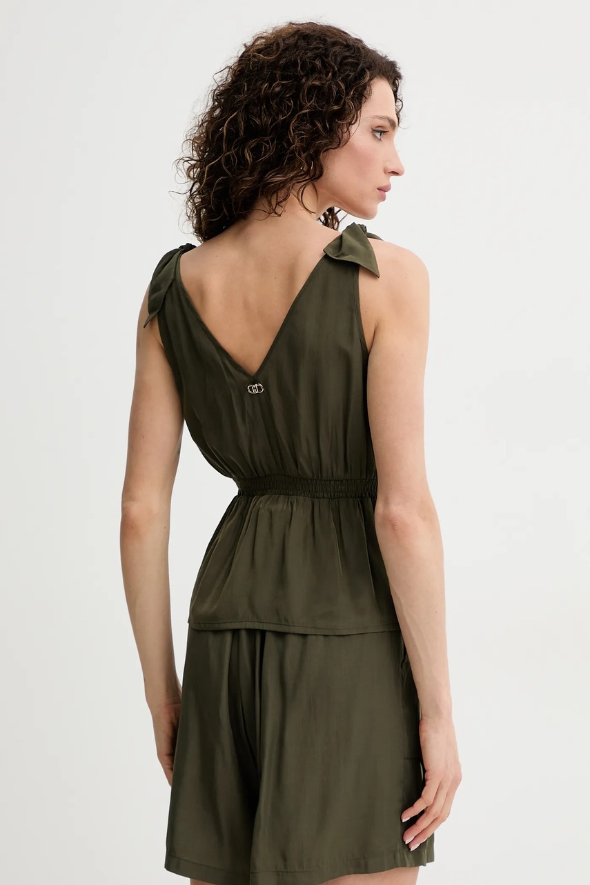 Μπλουζάκι Liu Jo χρώμα: πράσινο, VA5050.T2920 φωτογραφία