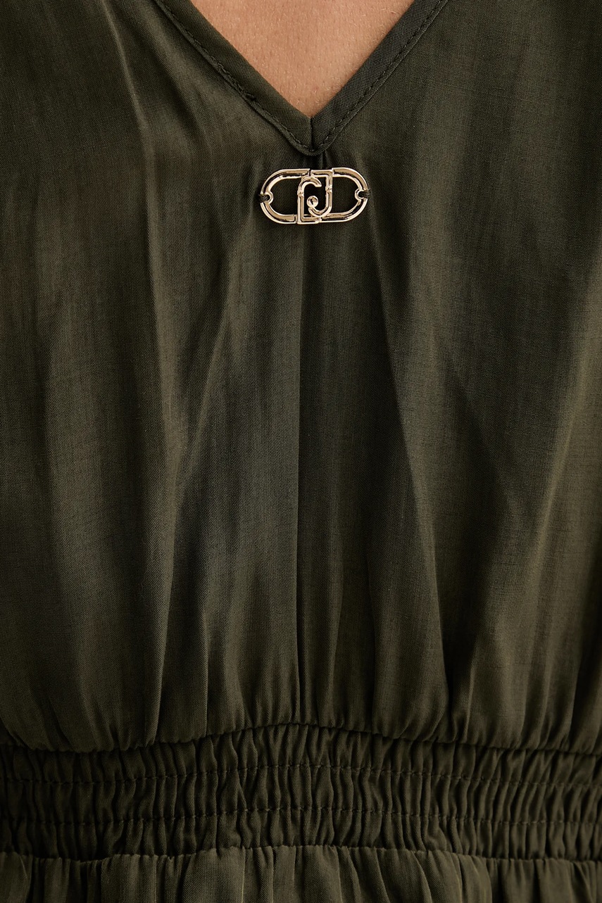 Μπλουζάκι Liu Jo χρώμα: πράσινο, VA5050.T2920 φωτογραφία