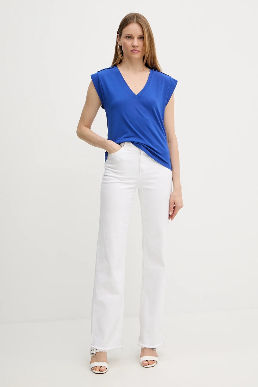 Μπλουζάκι Morgan DNAUTI χρώμα: μπλε, DNAUTI φωτογραφία