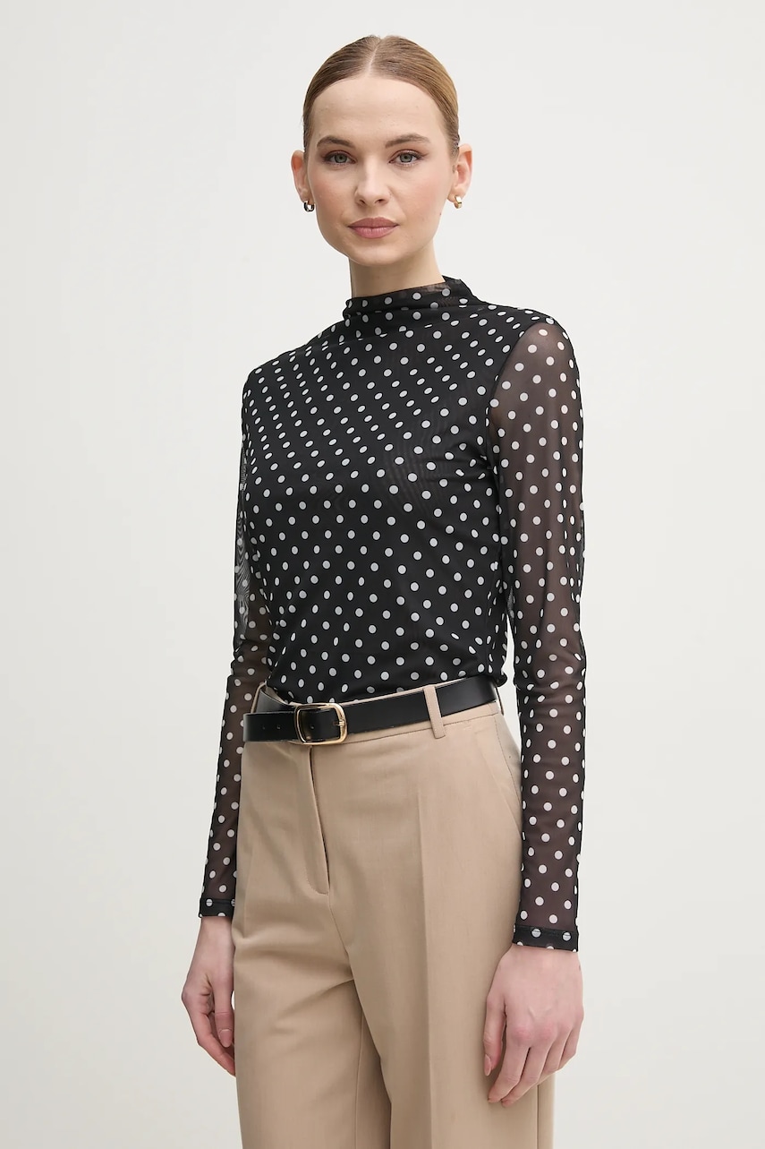 Marc Aurel bluza femei, culoarea negru, modelator, 7653-7000-73818 Marc Aurel bluza femei, culoarea negru, modelator, 7653-7000-73818