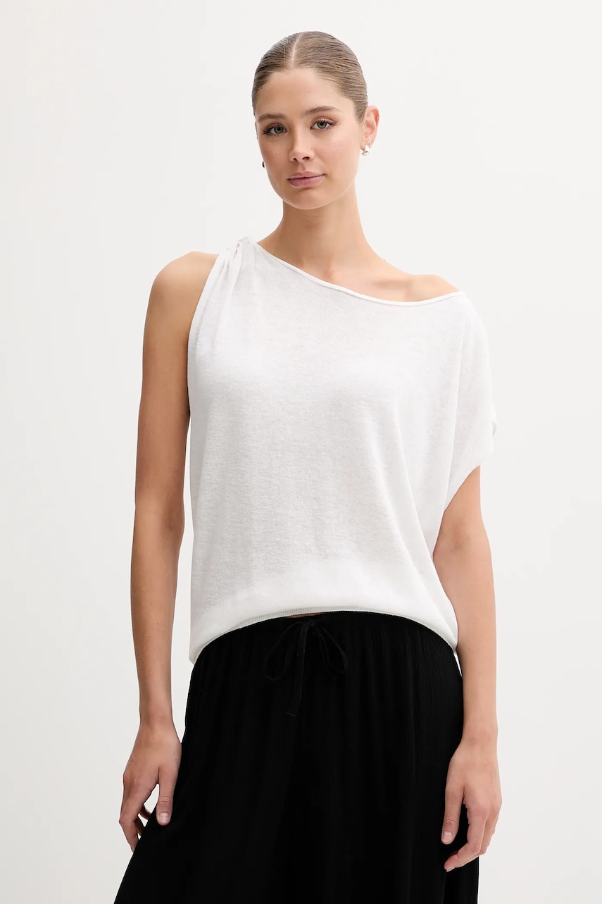 United Colors of Benetton tricou culoarea bej, 103BD10DX