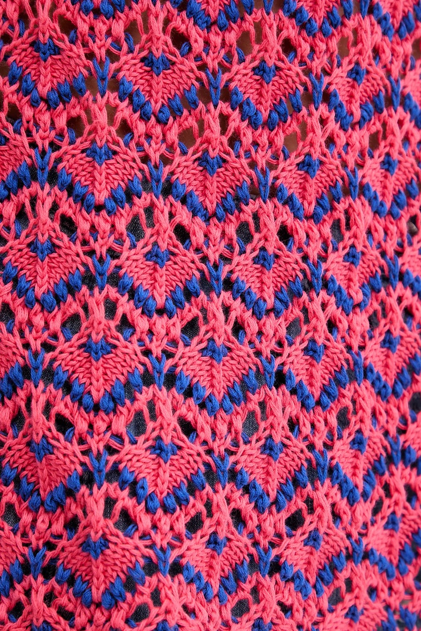 Βαμβακερό τοπ United Colors of Benetton χρώμα: ροζ, 1498EH01D φωτογραφία