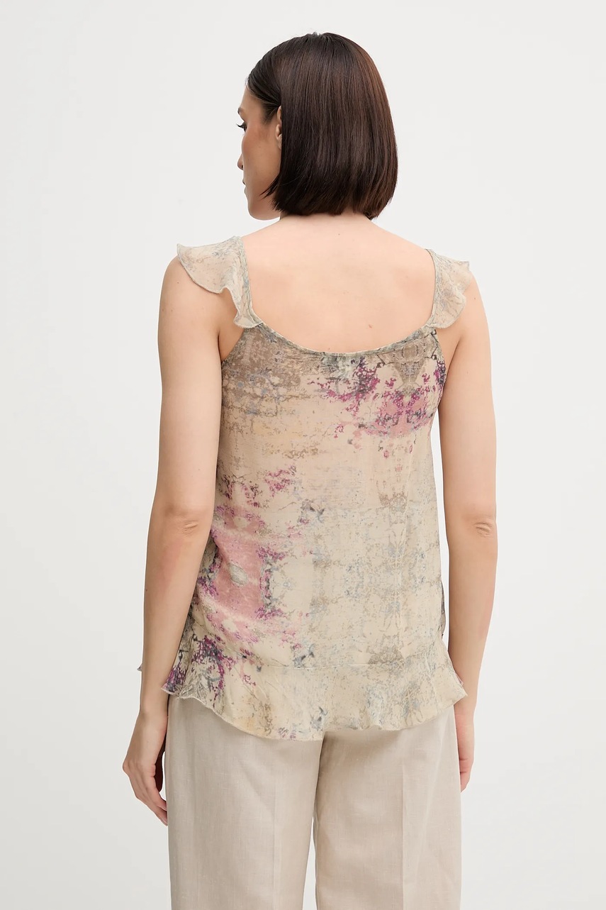 Μπλουζάκι Hoss Intropia χρώμα: πράσινο, 5879131 φωτογραφία