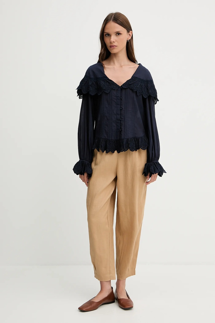 Рубашка Hoss Intropia цвет синий regular 6289145