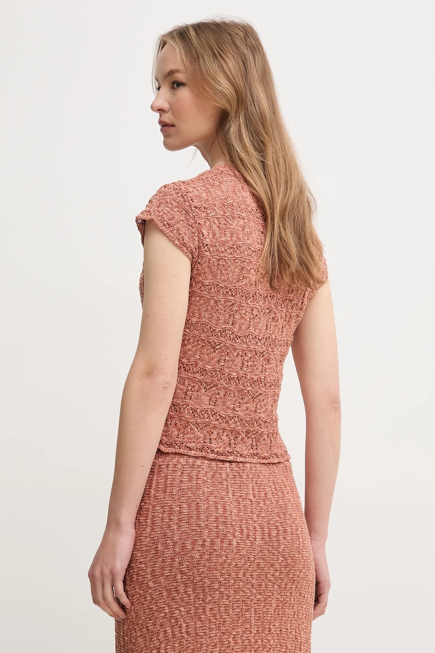 Πουλόβερ Hoss Intropia χρώμα: πορτοκαλί, 6389958 φωτογραφία