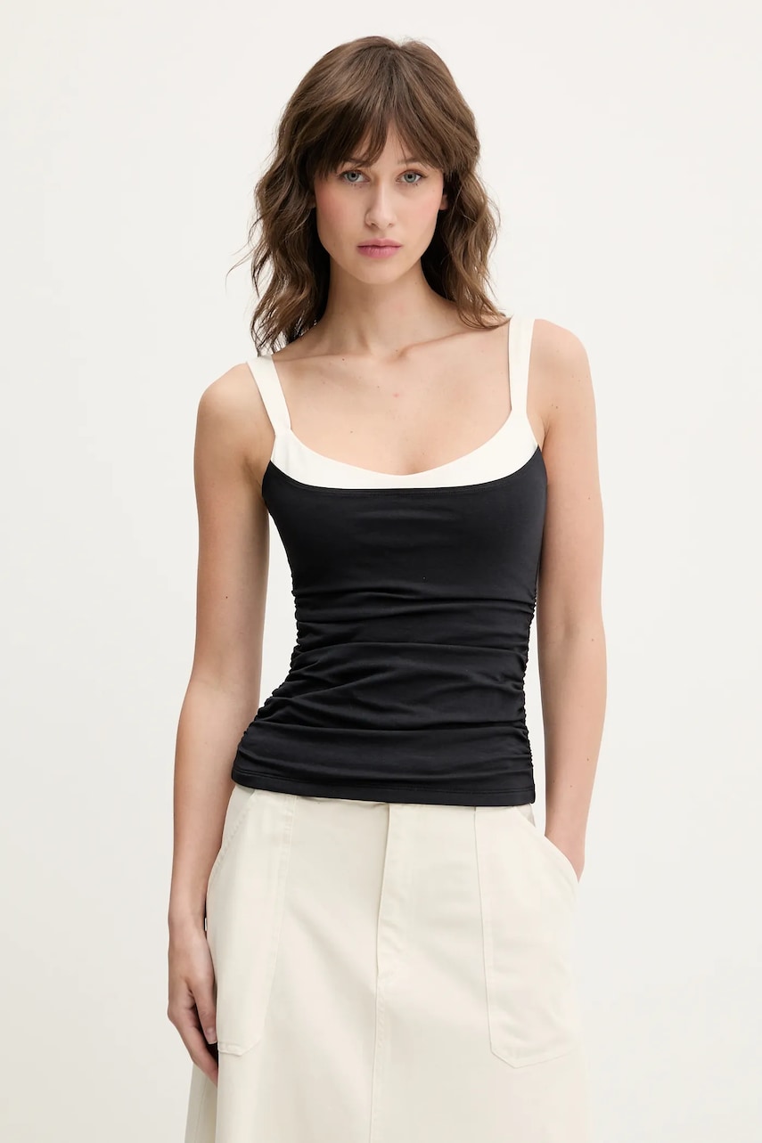 Abercrombie & Fitch top culoarea negru, KI139-5408 Abercrombie & Fitch top culoarea negru, KI139-5408
