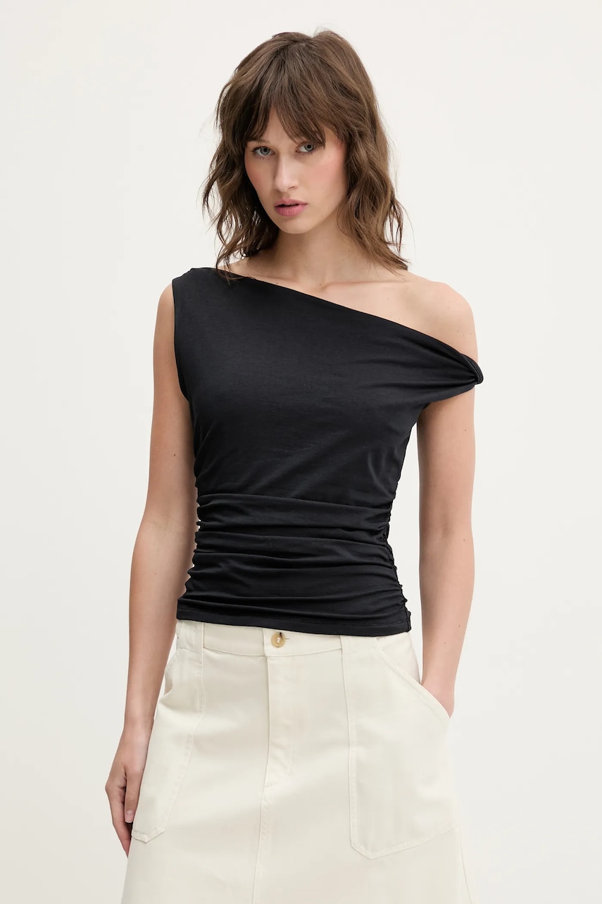 Abercrombie & Fitch top culoarea negru, KI139-5587 Abercrombie & Fitch top culoarea negru, KI139-5587