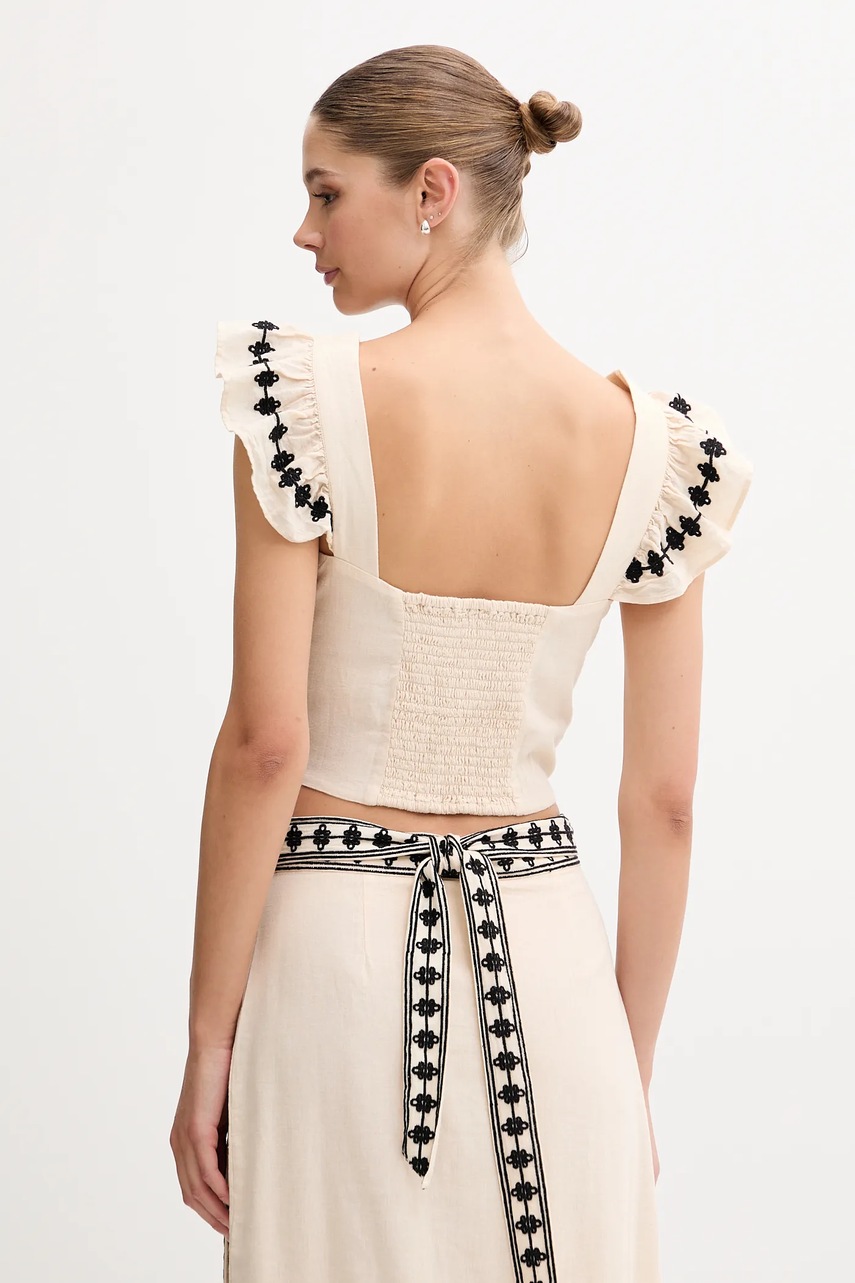 Halenka se lněnou směsí Hoss Intropia