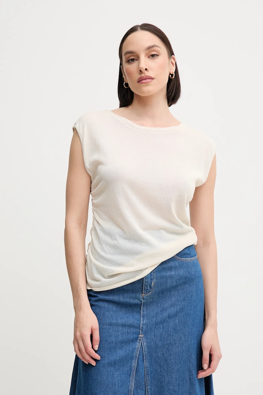 Pedro del Hierro tricou culoarea bej, 3519553