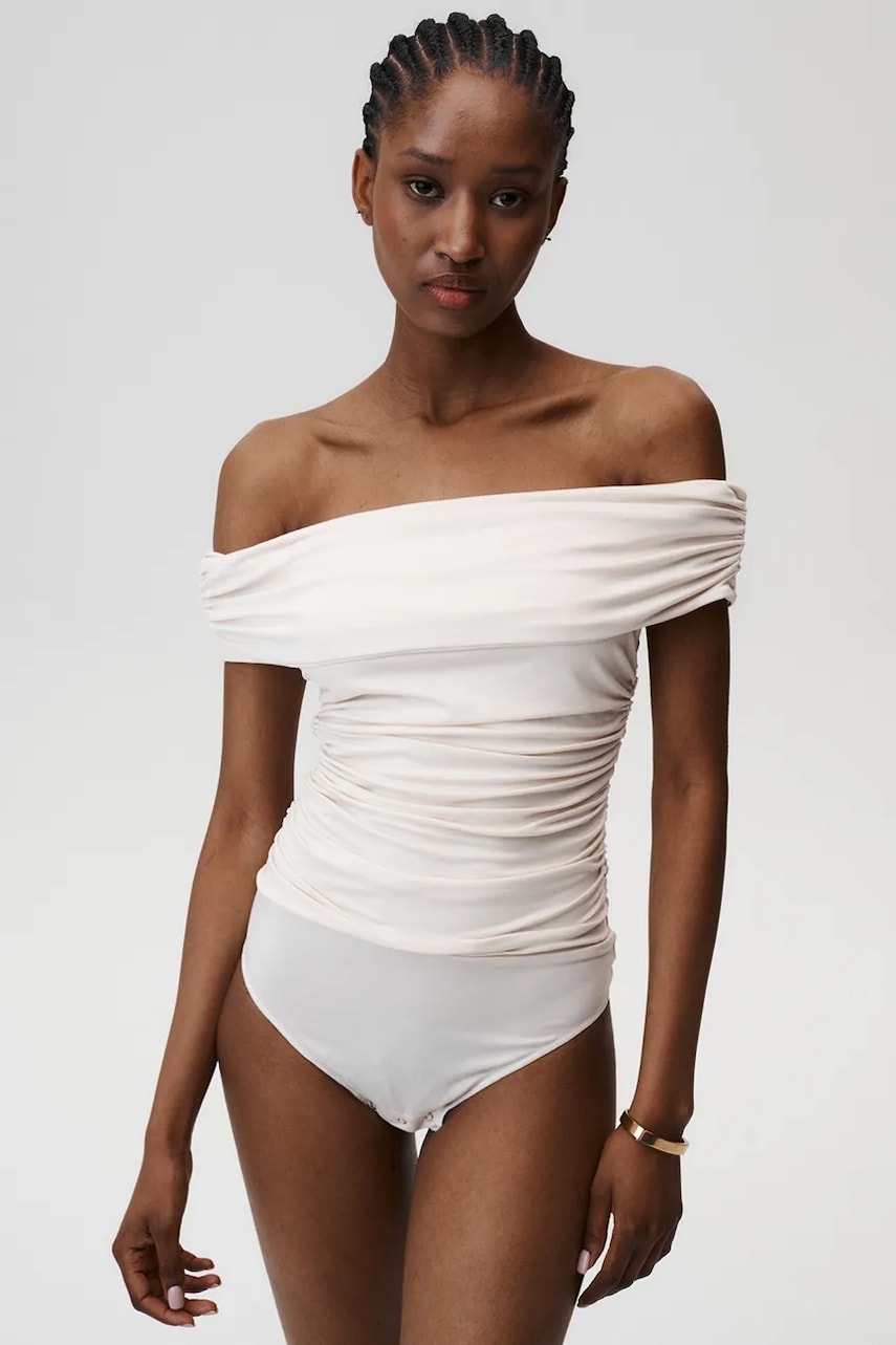 Undress Code body Buttercup Bodysuit femei, culoarea bej, uni, 848 Undress Code body Buttercup Bodysuit femei, culoarea bej, uni, 848