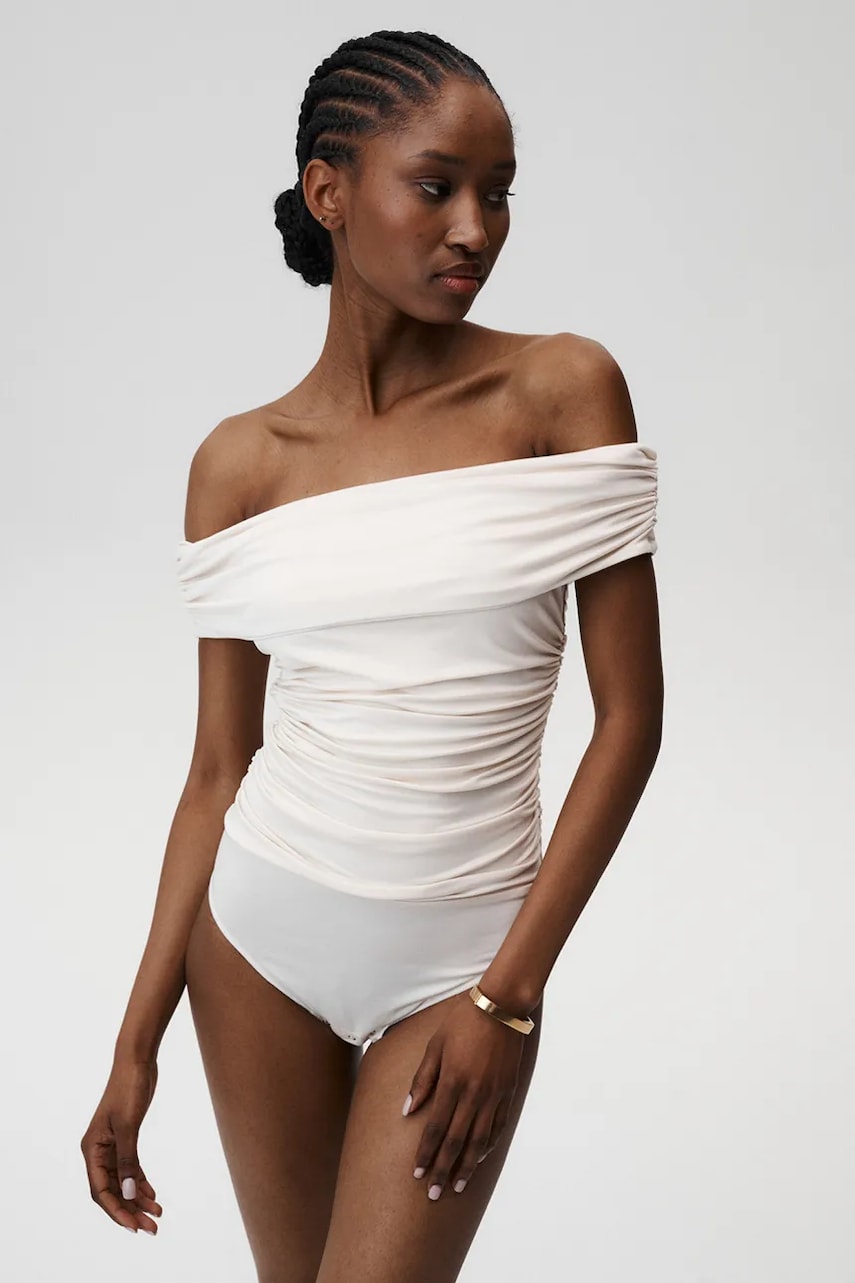 Undress Code body Buttercup Bodysuit Thong femei, culoarea bej, uni, 849 Undress Code body Buttercup Bodysuit Thong femei, culoarea bej, uni, 849