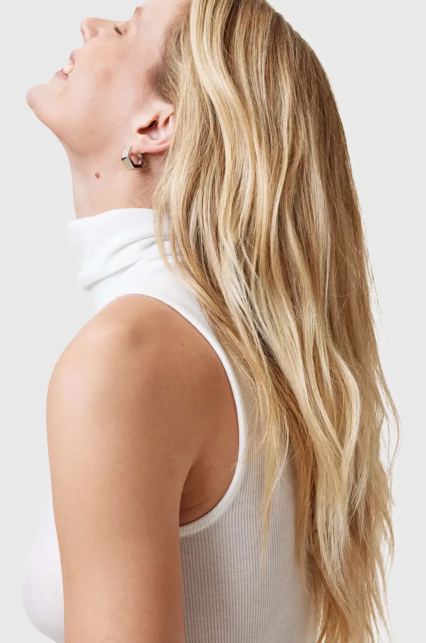 Топ AllSaints BEC ROLL женские цвет белый с гольфом W004JC Топ AllSaints BEC ROLL женские цвет белый с гольфом W004JC