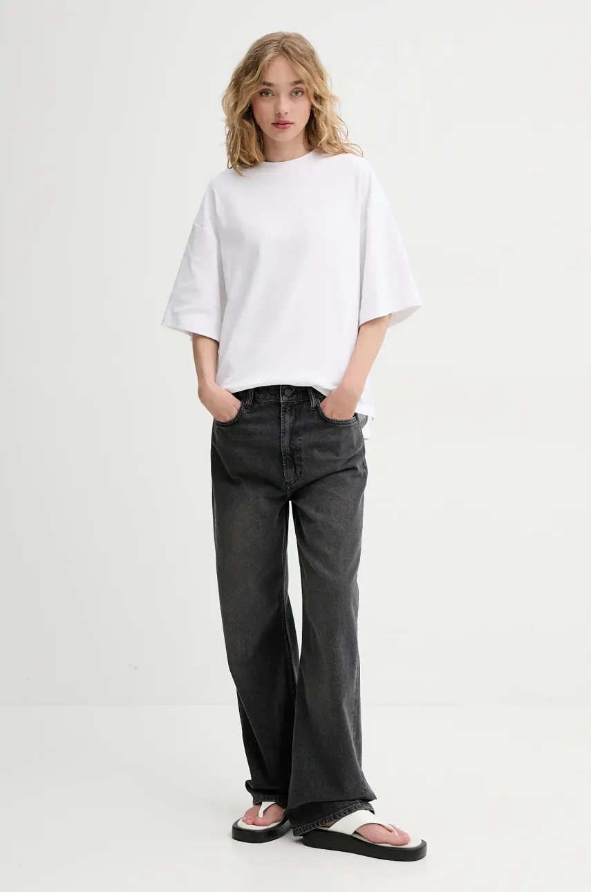 Хлопковая футболка AllSaints AMELIE женская цвет белый W195JA Хлопковая футболка AllSaints AMELIE женская цвет белый W195JA