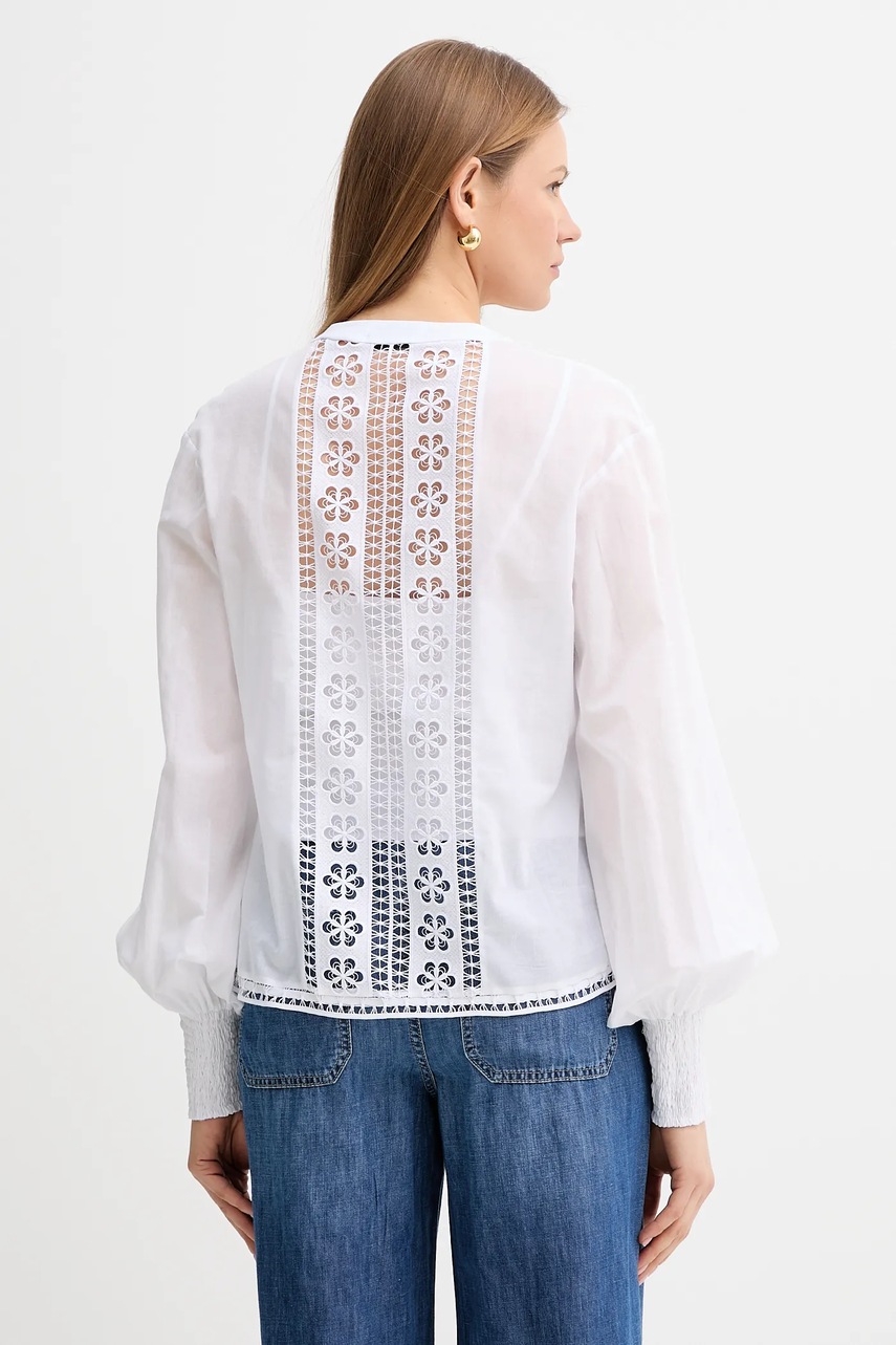 Πουκάμισο Charo Ruiz Ibiza Donnelie χρώμα: άσπρο, 251203 φωτογραφία