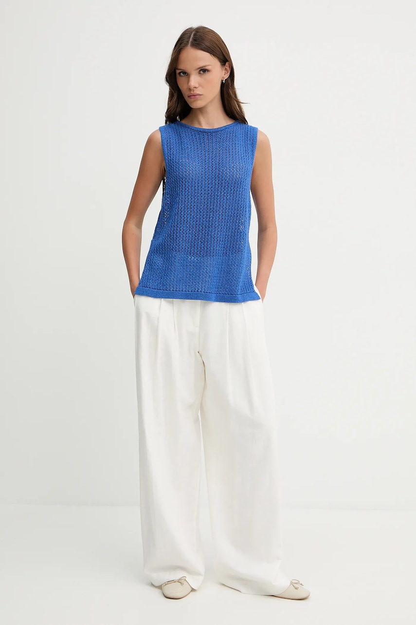 Топ United Colors of Benetton цвет фиолетовый 11365H007 Топ United Colors of Benetton цвет фиолетовый 11365H007