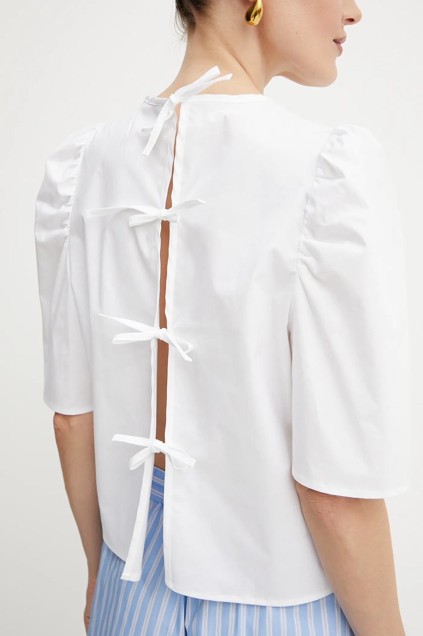 Μπλουζάκι Ivy Oak ELISABETH ANN χρώμα: άσπρο, IO112366 φωτογραφία