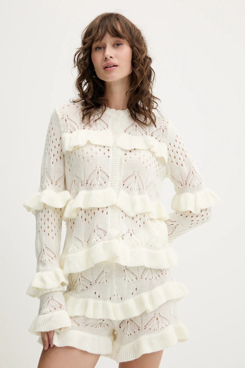 The Ragged Priest cardigan culoarea bej, light, RPSS251079KW