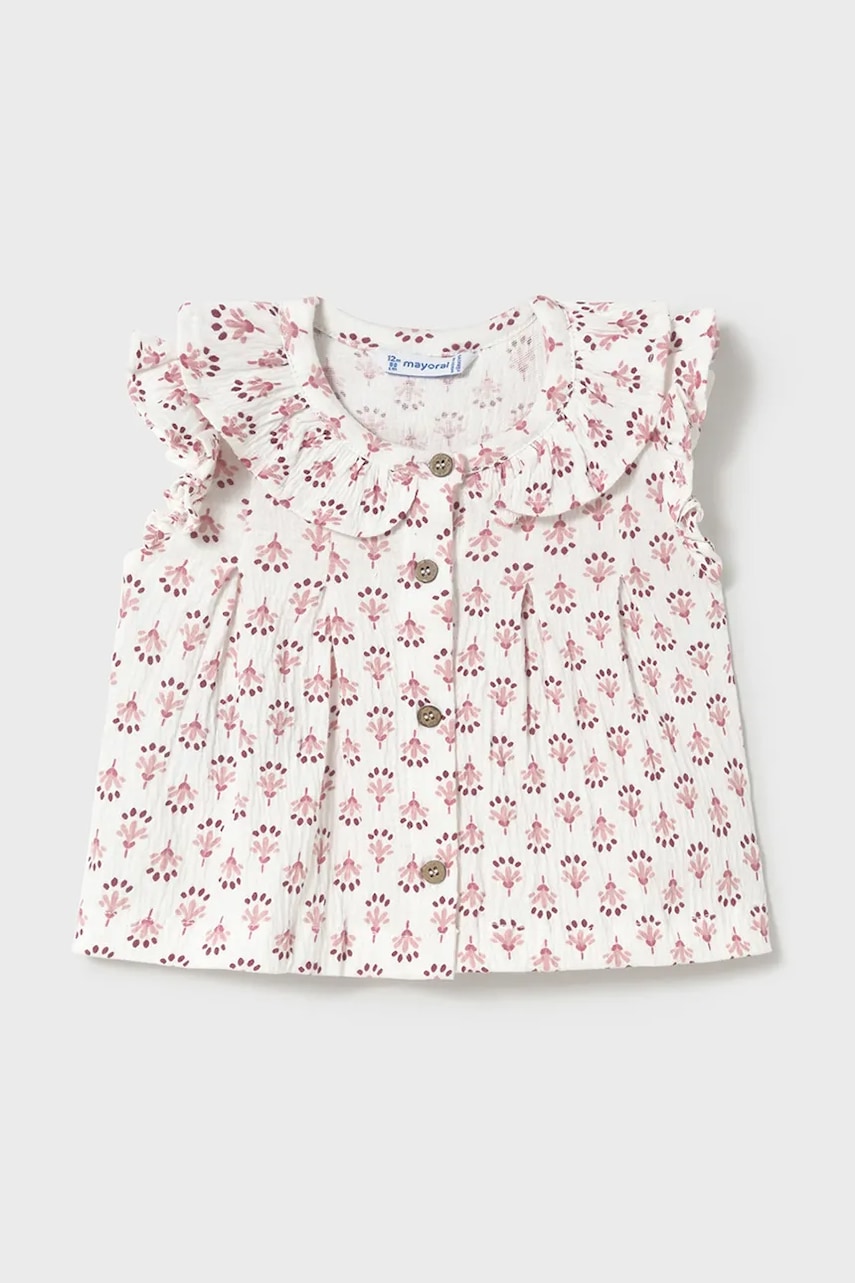 Mayoral bluza de bumbac pentru copii culoarea roz, modelator, 1105