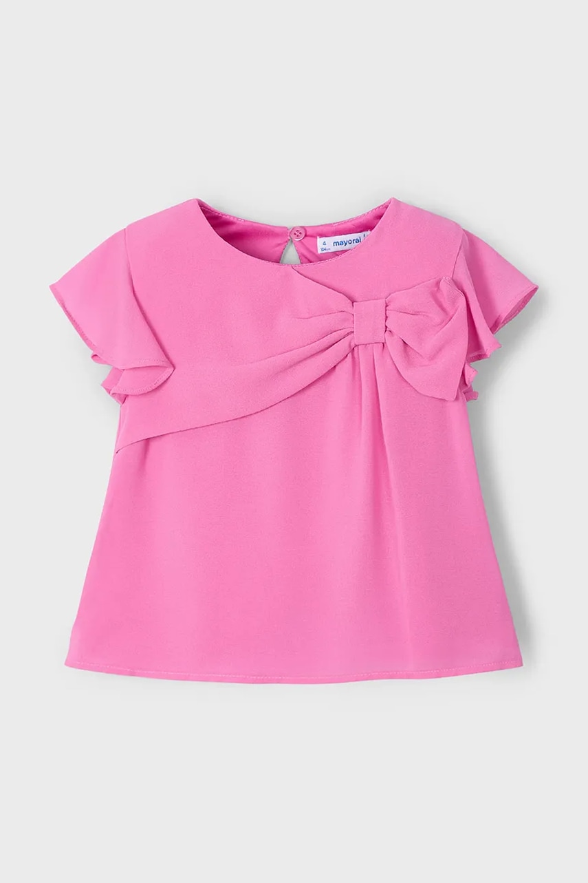 Mayoral bluza copii culoarea roz, neted, 3182