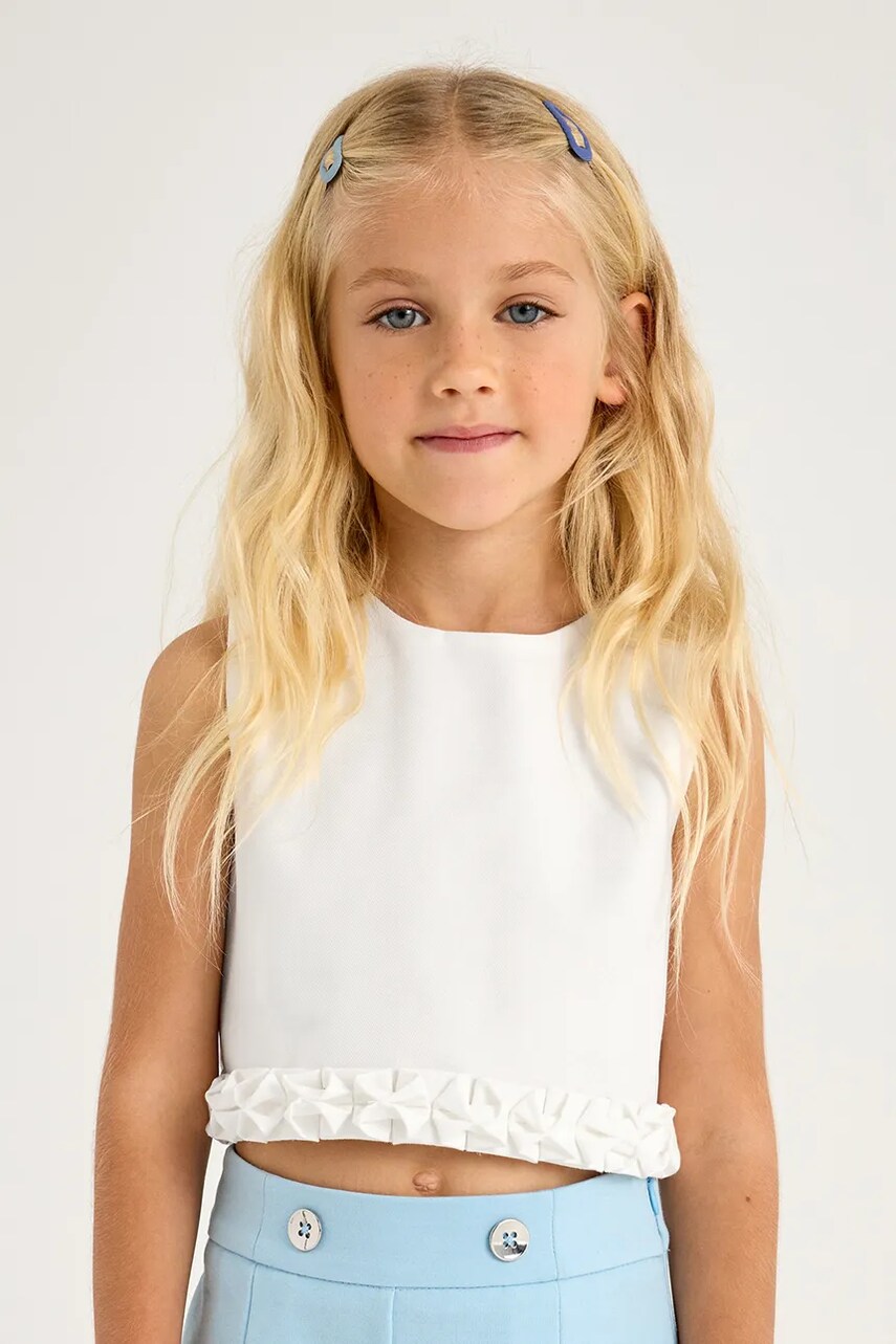 Mayoral bluza copii culoarea bej, cu imprimeu, 3022