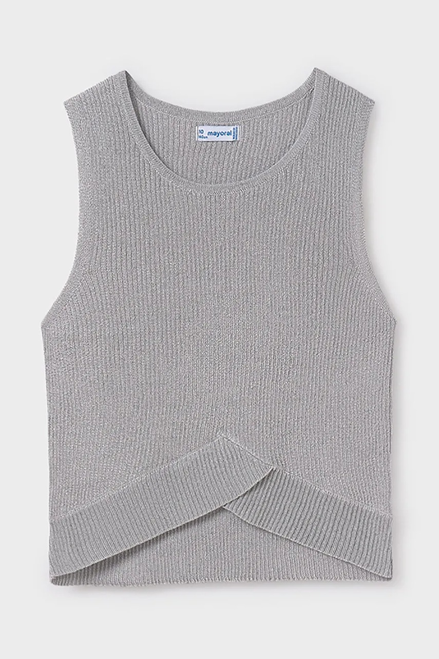 Детский топ Mayoral цвет серый 6039