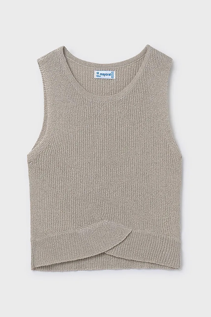 Mayoral top copii culoarea bej, 6039