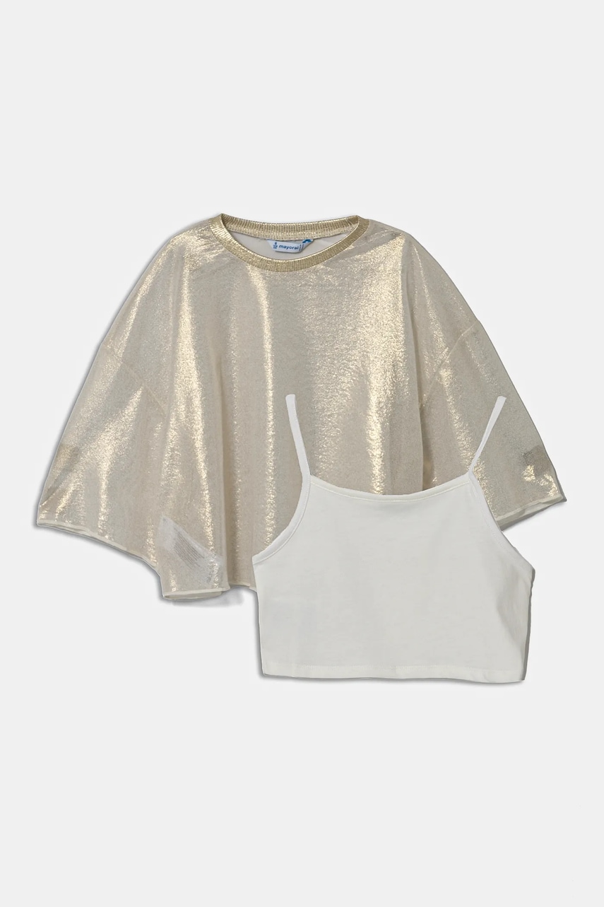 Блузка Mayoral колір бежевий однотонна 6149 в Тернополі Блузка Mayoral колір бежевий однотонна 6149 в Тернополі