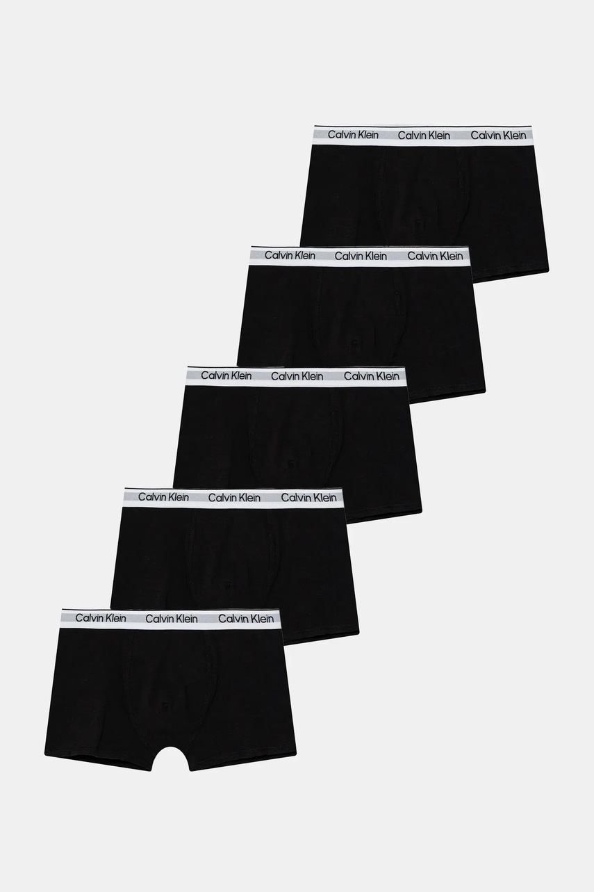 Levně Dětské boxerky Calvin Klein Underwear 5-pack černá barva, B70B700511