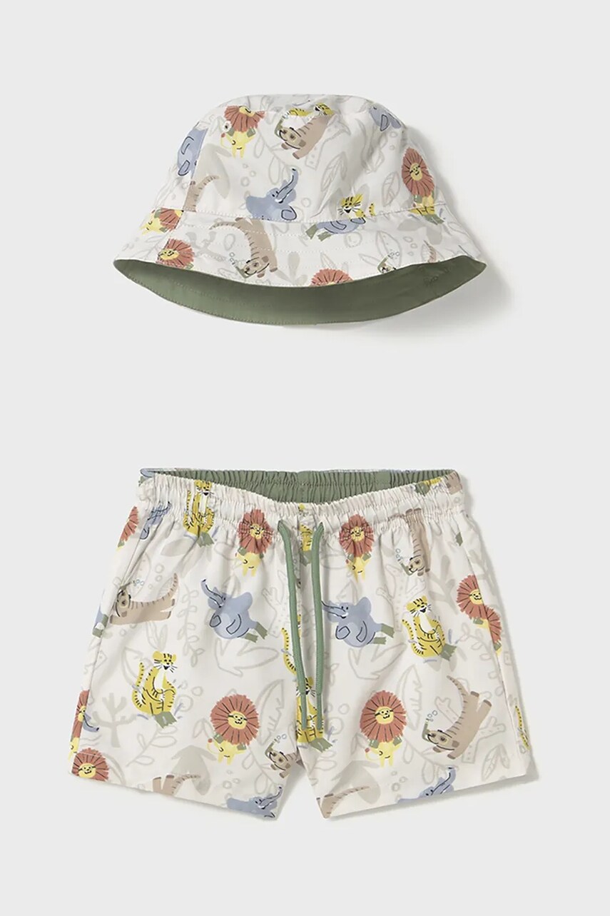 Mayoral pantaloni scurti de baie copii culoarea verde, 1646