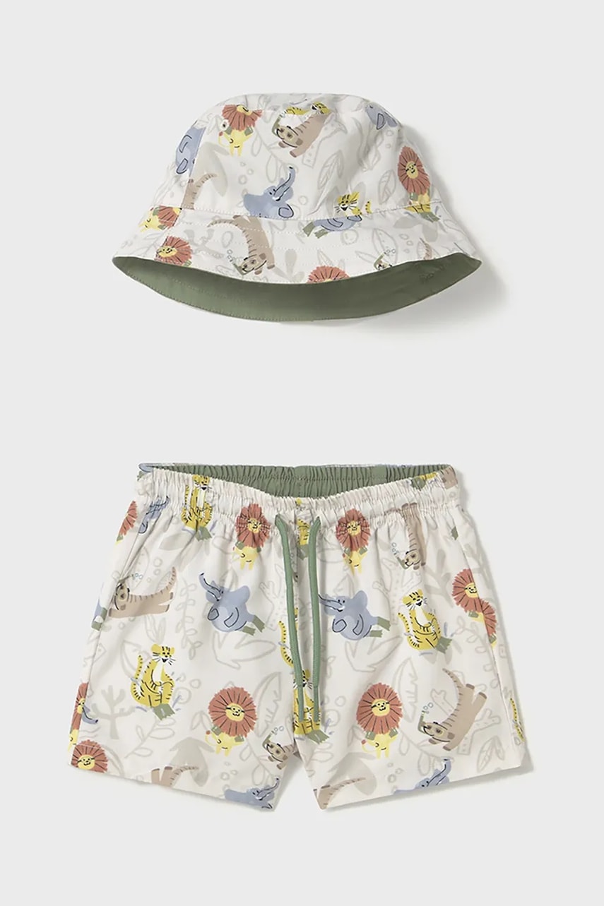 Mayoral pantaloni scurti de baie copii culoarea verde, 1646